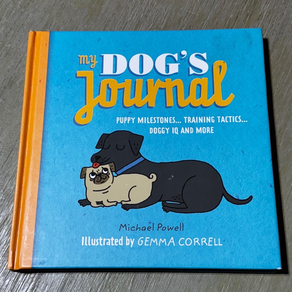 My Dog's Journal Puppy Memory & Training Keepsake Book - New, never used!